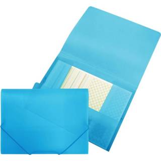 👉 Beautone elastomap met kleppen, ft A4, blauw