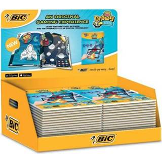 👉 Bic Kids kleurboek Drawy Book, display met 20 stuks
