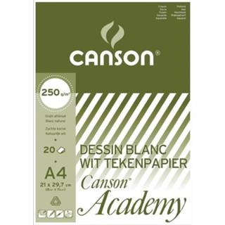 👉 Canson Tekenblok Academy ft 21 x 29,7 cm (A4)