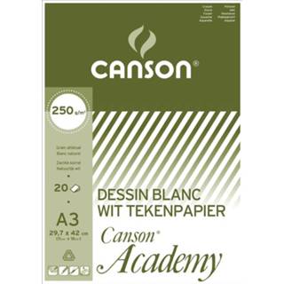 👉 Canson Tekenblok Academy ft 29,7 x 42 cm (A3)