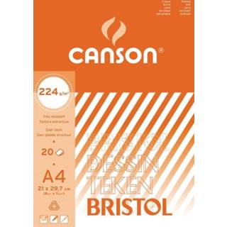 👉 Canson tekenblok Bristol ft 21 x 29,7 cm (A4)