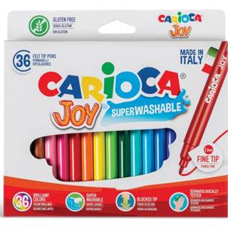 👉 Carioca viltstift Superwashable Joy, 36 stiften in een kartonnen etui
