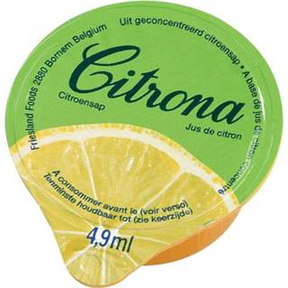 👉 Citrona citroensap, pak van 120 cups van 4,9 ml