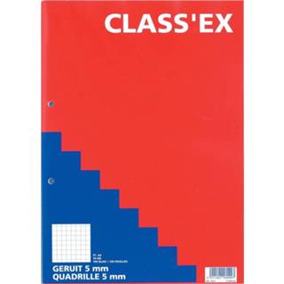 Class'ex cursusblok, geruit 5 mm, blok van 100 vel