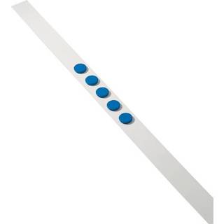 👉 Dahle wandlijst lengte 1 m, met 5 blauwe magneten diameter 32 mm