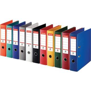 👉 Esselte ordner Power N°1 geassorteerde kleuren: 2 x rood, groen, blauw, wit en zwart, rug van 7,5 cm