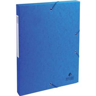 👉 Exacompta elastobox Exabox blauw, rug van 2,5 cm