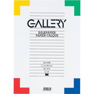 Gallery kalkpapier, ft 21 x 29,7 cm (A4), blok van 20 vel