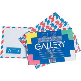 Gallery luchtpostenveloppen, ft 114 x 162 mm, gegomd, pak van 25 stuks