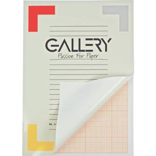 👉 Gallery millimeterpapier, ft 21 x 29,7 cm (A4), blok van 50 vel