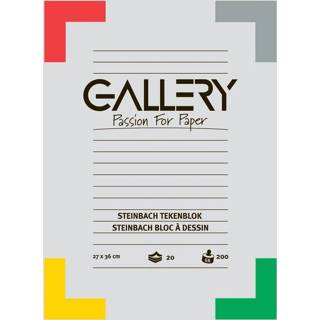👉 Gallery Steinbach tekenblok, ft 27 x 36 cm, 200 g m², 20 vel