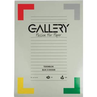 👉 Gallery tekenblok, extra zwaar houtvrij papier, 190 g/m², ft 29,7 x 42 cm (A3), blok van 20 vel