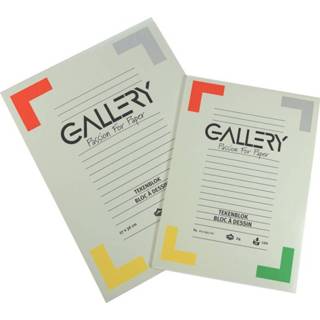 👉 Gallery tekenblok, houtvrij papier, 120 g/m², ft 21 x 29,7 cm (A4), blok van 24 vel