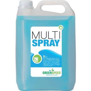 👉 Greenspeed glas- en allesreiniger Multi Spray, citrusgeur, flacon van 5 liter