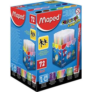 👉 Maped Viltstift Color'Peps 72 stiften in een kartonnen doos (classpack)