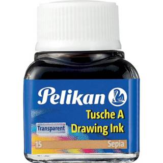 👉 Pelikan Oost-Indische inkt sepia, flesje van 10 ml