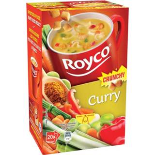 👉 Royco Minute Soup curry met croutons, pak van 20 zakjes