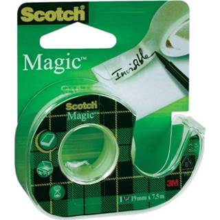 👉 Scotch plakband Magic Tape, ft 19 mm x 7,5 m, blister met dispenser