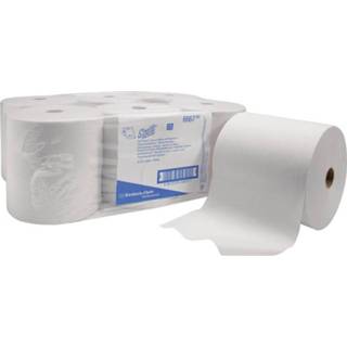 👉 Scott papieren handdoekrol, 1-laags, 304 meter, pak van 6 stuks