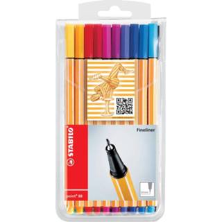 👉 STABILO point 88 fineliner, etui van 20 stuks in geassorteerde kleuren