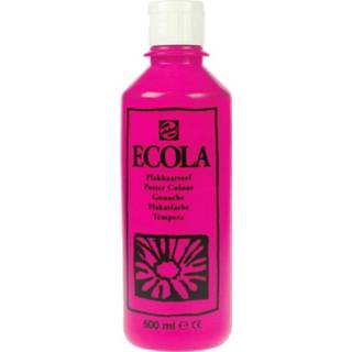 👉 Talens Ecola plakkaatverf flacon van 500 ml, tyrisch roze (magenta)