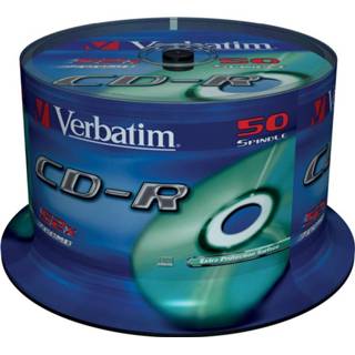 👉 Verbatim CD recordable Extra Protection, spindel van 50 stuks