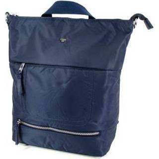 👉 Backpack blauw polyester vrouwen Tom Tailor Compacte dames back pack schoudertas BECKY 4251234405604