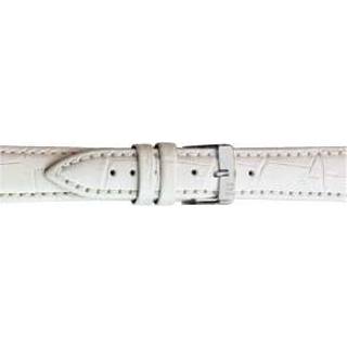 👉 Horlogeband wit croco leder leather Morellato Bolle X2269480017CR16 / PMX017BOLLE16 16mm + standaard stiksel 8014942258704