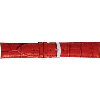 👉 Horlogeband rood croco leder leather Morellato Extra X3395656083CR24 / PMX083EXTRA24 24mm + standaard stiksel 8033288044567