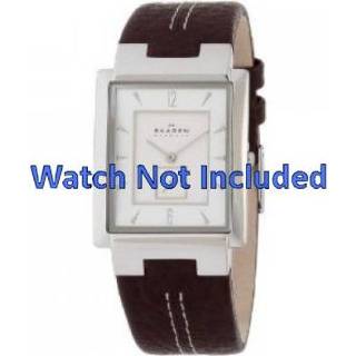 Skagen Horlogeband leather bruin 324LSL1 Horlogeband leather bruin Skagen 324LSL1 8719217020078