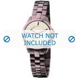 👉 Horlogeband paars staal metal purper Mexx 14mm 8719217001855