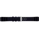 Horlogeband zwart rubber Morellato BORA U1089198019MO22 / PMU019BORA22 22mm 8033288024989