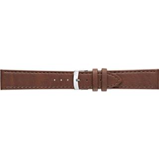 👉 Horlogeband bruin leder smooth leather Morellato Abete X3686A39041CR20 / PMX041ABETE20 Glad 20mm + standaard stiksel 8033288485568