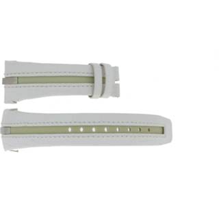 👉 Horlogeband wit leder leather Breil BW0472 25mm + standaard stiksel 8719217108219
