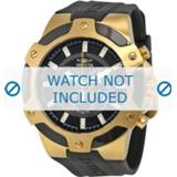 👉 Horlogeband zwart rubber Invicta 7343 Signature II 32mm 8719217073050