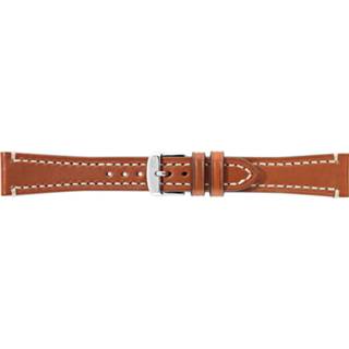 👉 Horlogeband bruin wit leder smooth leather Morellato Raffaelo X4539B51041CR24 / PMX041RAFFA24 Glad 24mm + stiksel 8033288660613