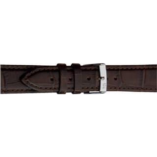 👉 Horlogeband bruin croco leder leather Dark Brown Morellato Bolle X2269480032CR14 / PMX032BOLLE14 Donkerbruin 14mm + standaard stiksel 8014942274582