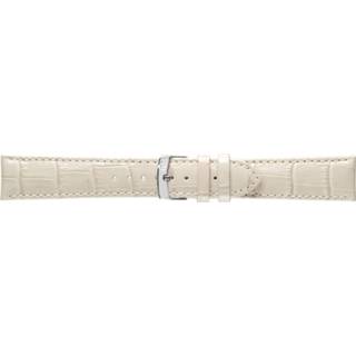 👉 Horlogeband wit beige croco leder leather cream white Morellato Samba X2704656326CR22 / PMX326SAMBA22 Ivoor 22mm + standaard stiksel 8033288497417