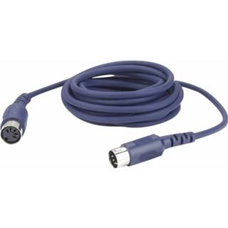 👉 DAP FL52 5-pins DIN MIDI male-female kabel 6m aangesloten 8717748046840
