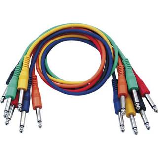 👉 Patchkabel DAP FL11 set van 6 patchkabels mono recht-recht 90cm 8717748045973