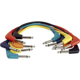 👉 Patchkabel DAP FL41 set van 6 patchkabels haaks-haaks 90cm 8717748046680