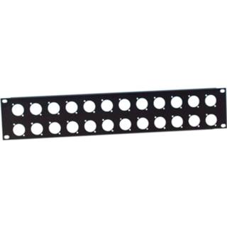 👉 Adam Hall Rackpaneel 24x D-hole 2 HE 4049521016196