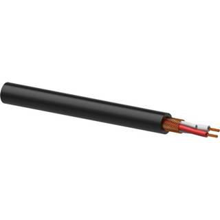 Microfoon kabel zwart Procab MC105B Dunne microfoonkabel 100m 5414795004283