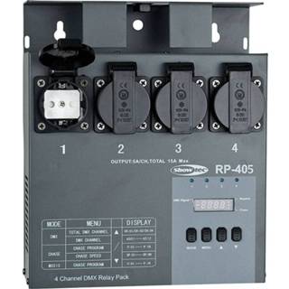 👉 Showtec RP-405 MK2 Relay Pack switchpack 8717748359841