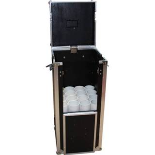 👉 ProDJuser Mic Stand Case flightcase voor 16 microfoonstatieven