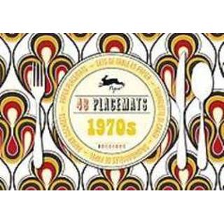 👉 Placemat 1970s Patterns. Paper Pads, Pepin Van Roojen, Paperback 9789460097102