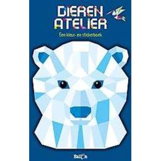 👉 Stickerboek Dierenatelier *2 - ijsbeer. een kleur- en stickerboek, Paperback 9789463077767