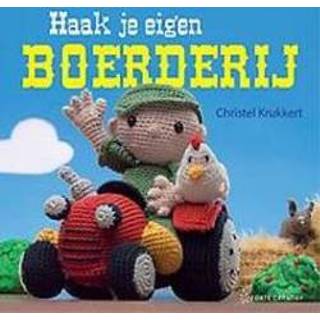 👉 Haak je eigen boerderij. met koe, varken, paard en kip, Christel Krukkert, Paperback 9789462500716