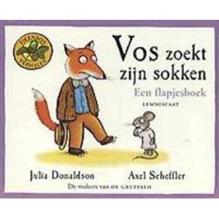 👉 Sokken Vos zoekt zijn sokken. een flapjesboek, Julia Donaldson, Hardcover 9789047707103