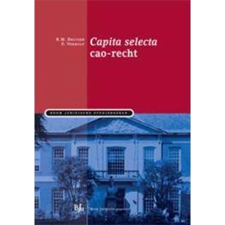 👉 Capita selecta cao-recht. Boom Juridische studieboeken, R.M. Beltzer, Paperback